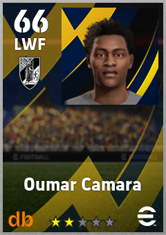 Oumar Camara — LWF, OVR 66, MAX 66