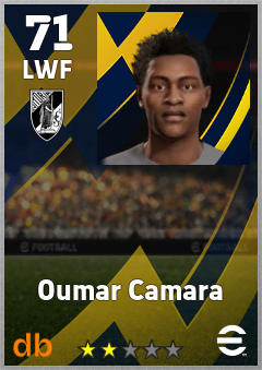 Oumar Camara — LWF, OVR 71, MAX 71