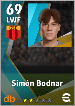 Simón Bodnar — LWF, OVR 69, MAX 69