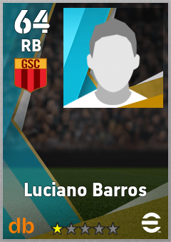 Luciano Barros — RB, OVR 64, MAX 64