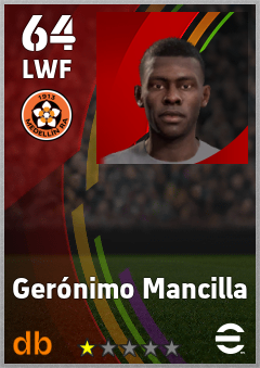 Gerónimo Mancilla — LWF, OVR 64, MAX 64