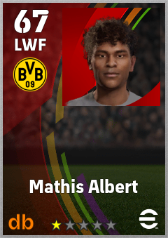 Mathis Albert eFootball player card