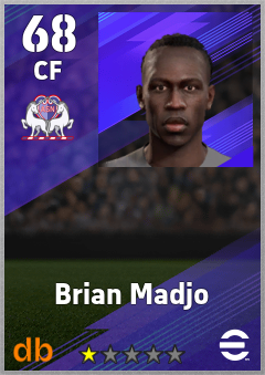 Brian Madjo — CF, OVR 68, MAX 68