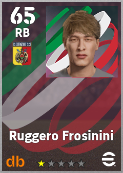 Ruggero Frosinini — RB, OVR 65, MAX 65