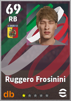 Ruggero Frosinini — RB, OVR 69, MAX 69