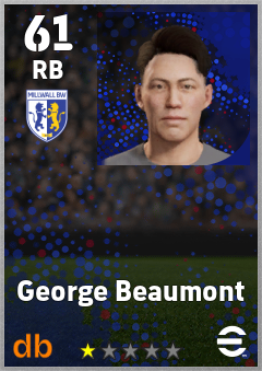 George Beaumont — RB, OVR 61, MAX 61