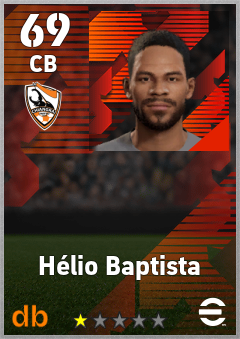 Hélio Baptista — CB, OVR 69, MAX 69