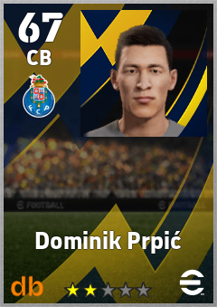 Dominik Prpić — CB, OVR 67, MAX 67