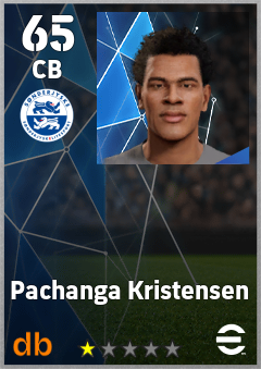 Pachanga Kristensen — CB, OVR 65, MAX 65