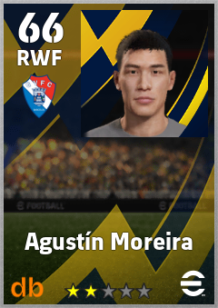 Agustín Moreira — RWF, OVR 66, MAX 66