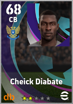 Cheick Diabate — CB, OVR 68, MAX 68