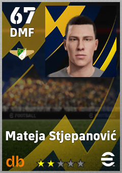 Mateja Stjepanović — DMF, OVR 67, MAX 67