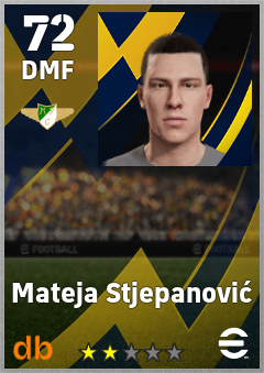 Mateja Stjepanović — DMF, OVR 72, MAX 72
