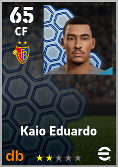 Kaio Eduardo — CF, OVR 65, MAX 65