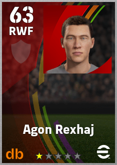 Agon Rexhaj eFootball player card