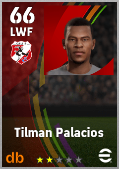 Tilman Palacios — LWF, OVR 66, MAX 66