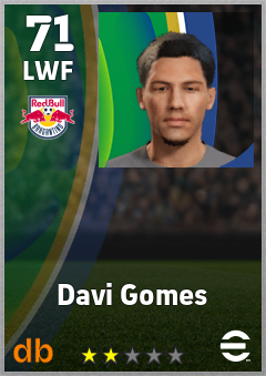 Davi Gomes — LWF, OVR 71, MAX 71