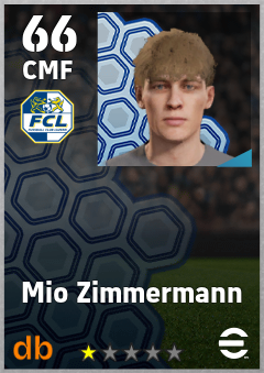 Mio Zimmermann — CMF, OVR 66, MAX 66