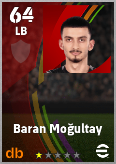 Baran Moğultay eFootball player card