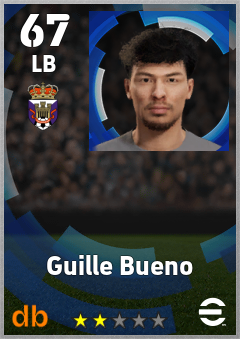 Guille Bueno eFootball player card