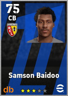Samson Baidoo eFootball player card