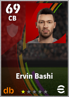 Ervin Bashi — CB, OVR 69, MAX 69