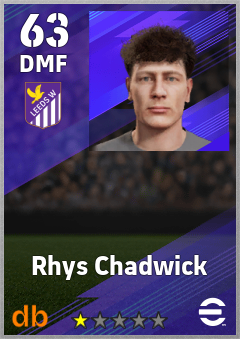 Rhys Chadwick eFootball player card