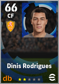 Dinis Rodrigues eFootball player card