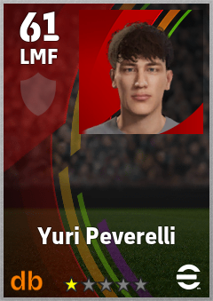 Yuri Peverelli eFootball player card