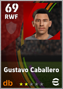 Gustavo Caballero eFootball player card