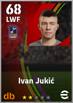 Ivan Jukić — LWF, OVR 68, MAX 68