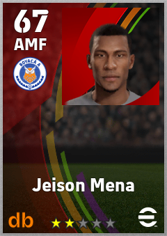 Jeison Mena — AMF, OVR 67, MAX 67