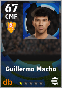 Guillermo Macho eFootball player card