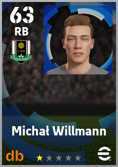 Michał Willmann — RB, OVR 63, MAX 63