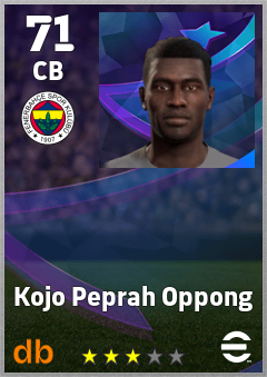 Kojo Peprah Oppong eFootball player card