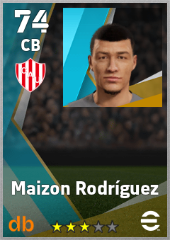 Maizon Rodríguez — CB, OVR 74, MAX 74