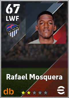 Rafael Mosquera — LWF, OVR 67, MAX 67