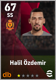 Halil Özdemir — SS, OVR 67, MAX 67