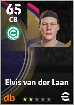 Elvis van der Laan — CB, OVR 65, MAX 65