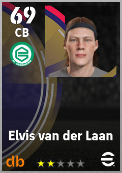 Elvis van der Laan — CB, OVR 69, MAX 69