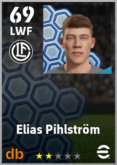 Elias Pihlström — LWF, OVR 69, MAX 69
