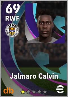 Jalmaro Calvin — RWF, OVR 69, MAX 69