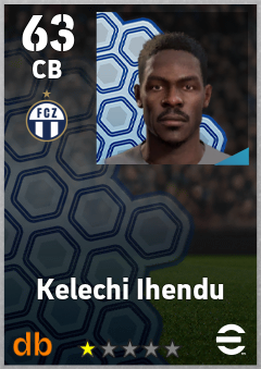 Kelechi Ihendu eFootball player card