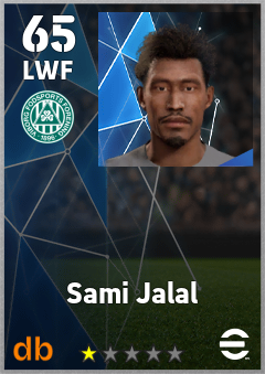 Sami Jalal — LWF, OVR 65, MAX 65