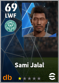 Sami Jalal — LWF, OVR 69, MAX 69