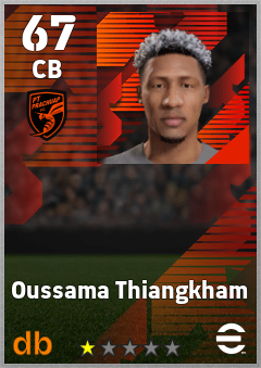 Oussama Thiangkham — CB, OVR 67, MAX 67