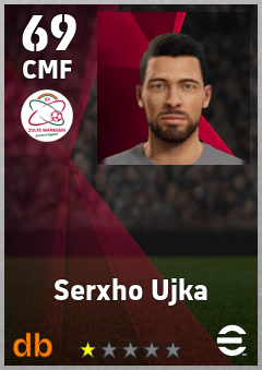 Serxho Ujka eFootball player card