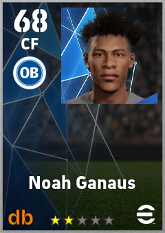 Noah Ganaus — CF, OVR 68, MAX 68