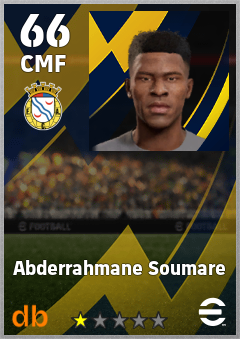 Abderrahmane Soumare — CMF, OVR 66, MAX 66