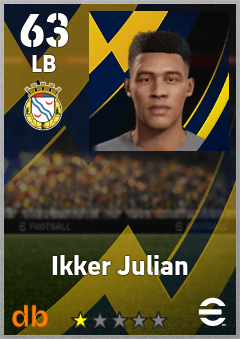 Ikker Julian — LB, OVR 63, MAX 63